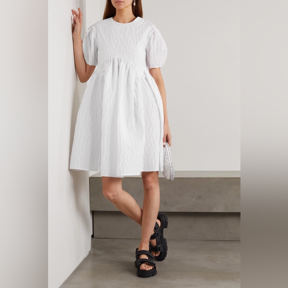 NWT Cecilie Bahnsen BEATRICE dress in white